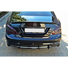 Накладка на диффузор заднего бампера на Mercedes CLS W218 AMG Line